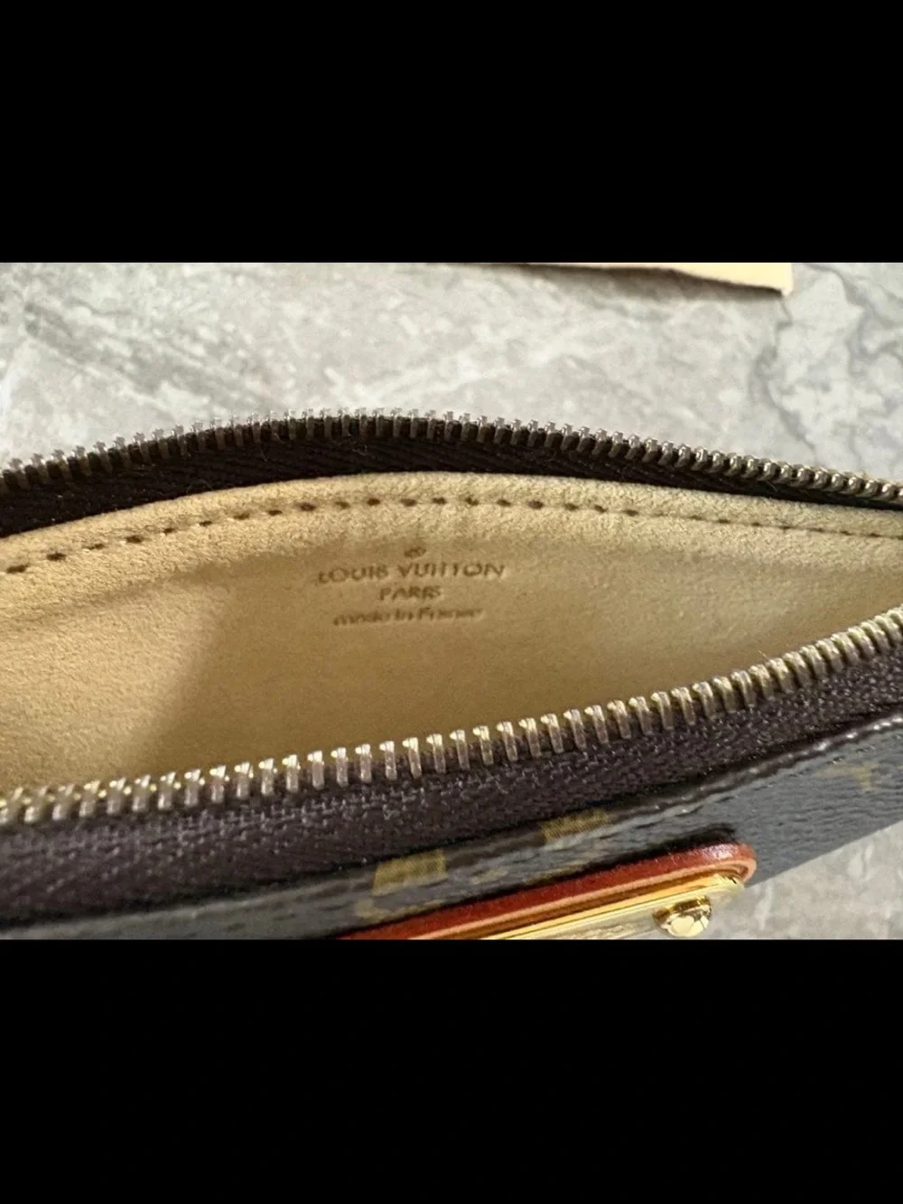 Louis Vuitton Monogram Canvas Mini Pochette - Brown
